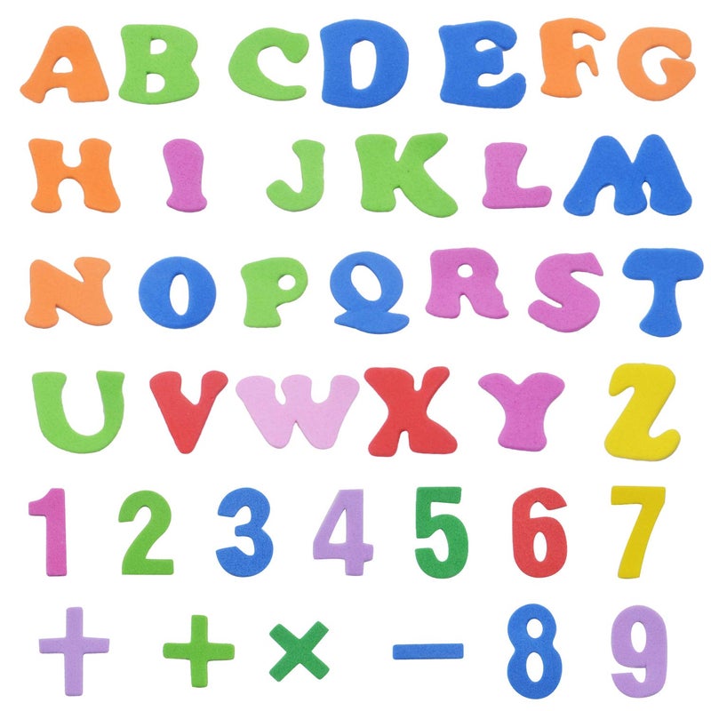 Aylifu Foam Stickers, 260 Pieces Self-Adhesive Foam Alphabet Letters and Numbers Sticker for Arts Craft Supplies - Assorted Colors - Image 1